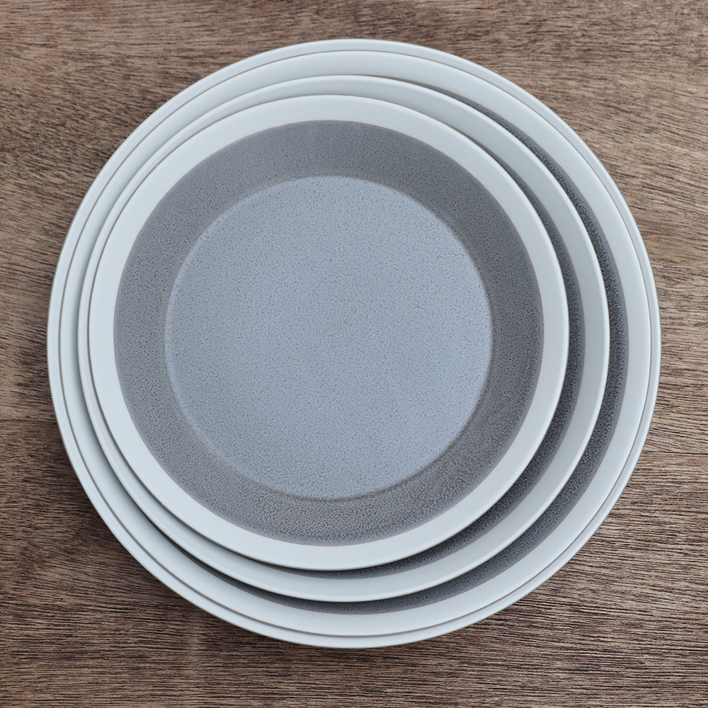dishes 200 plate (moss gray) /matte | イイホシユミコ | 木村硝子店の取扱いは、関谷幸吉商店オンラインSHOP