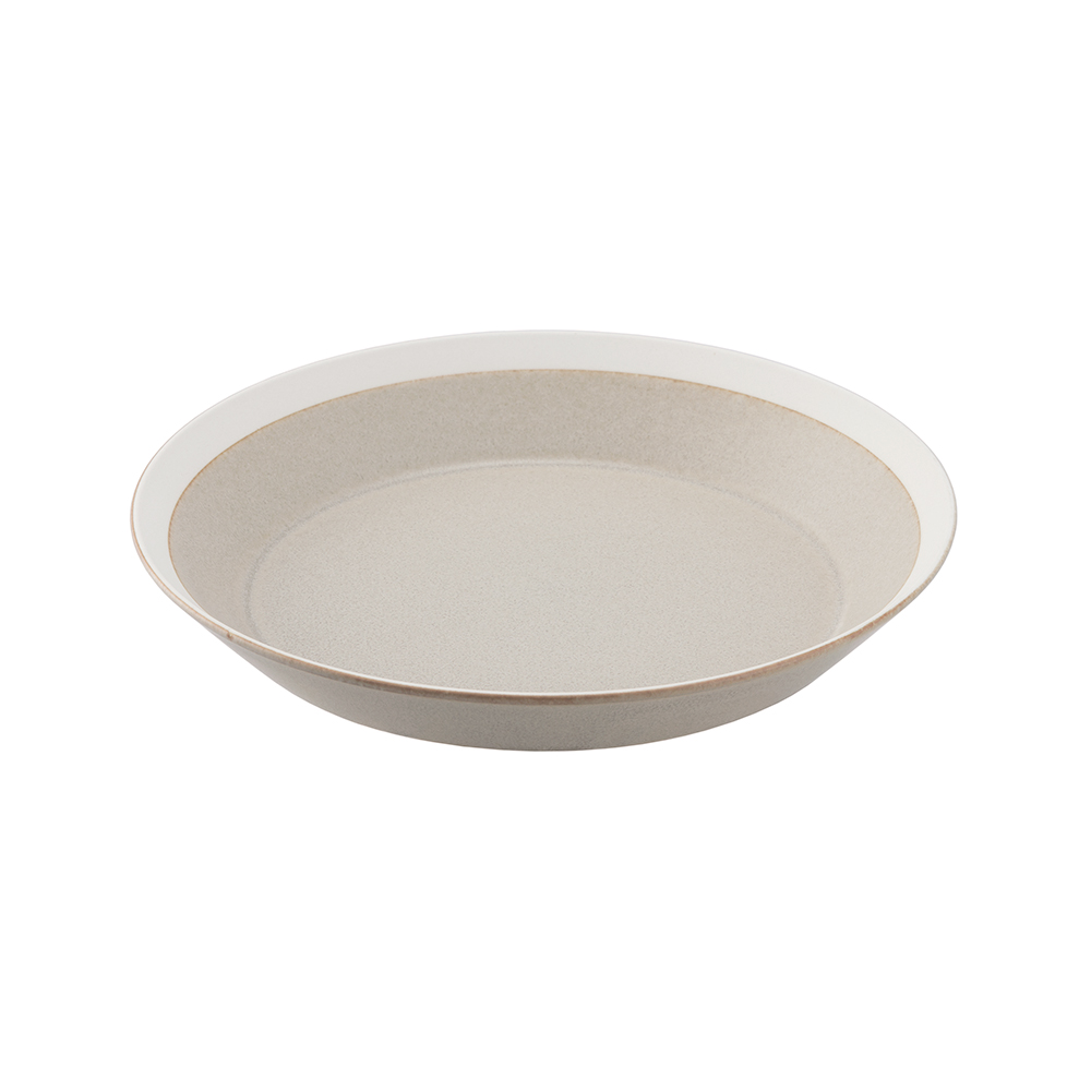 dishes 200 plate (sand beige) /matte | イイホシユミコ | 木村硝子店