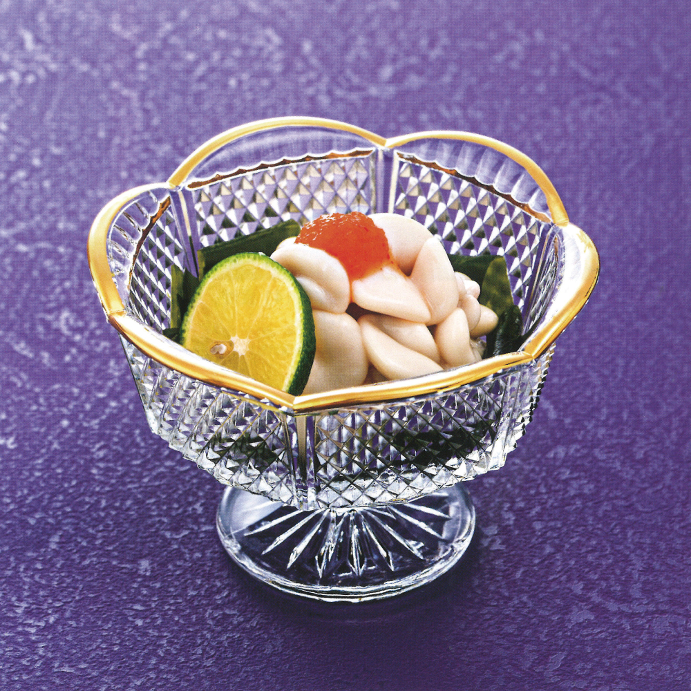 粋華先付金付 96φx66H #411201 | 水崎硝子の取扱いは、関谷幸吉商店オンラインSHOP